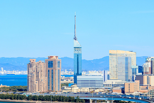 福岡の街並み
